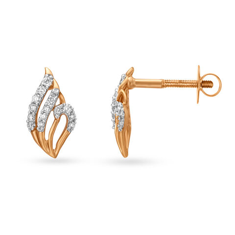 Alluring Diamond Stud Earrings