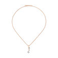 14KT Rose Gold Diamond Pendant with Chain,,hi-res image number null