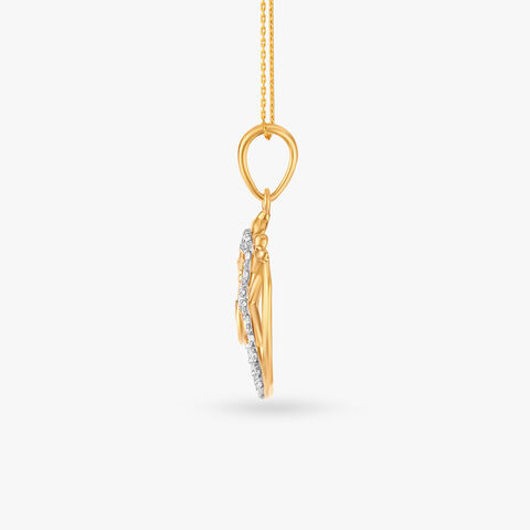 Ganapati Diamond Pendant