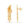 Quirky Gold Drop Earrings,,hi-res image number null