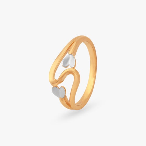 Flow Elegance Gold Ring