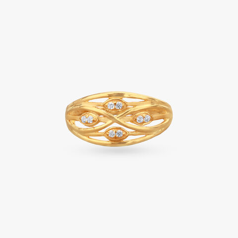 Petal Flow Gold Ring