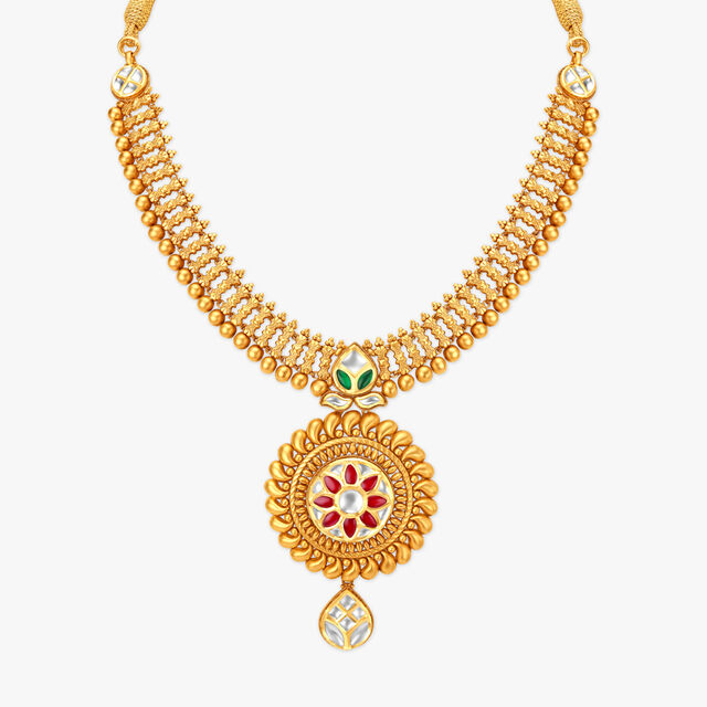 Lavish Enamel Necklace,,hi-res image number null