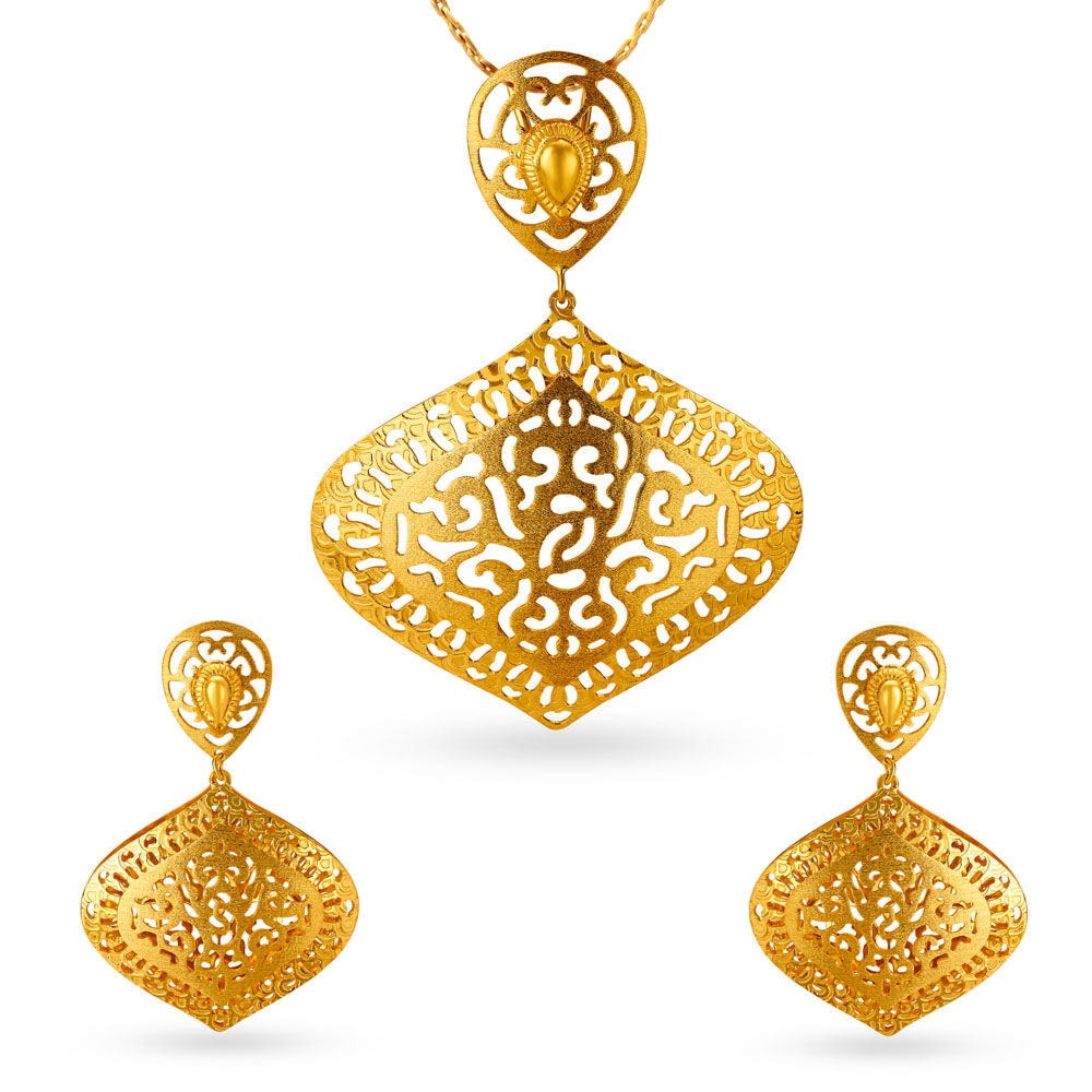 Gold pendant by sale tanishq