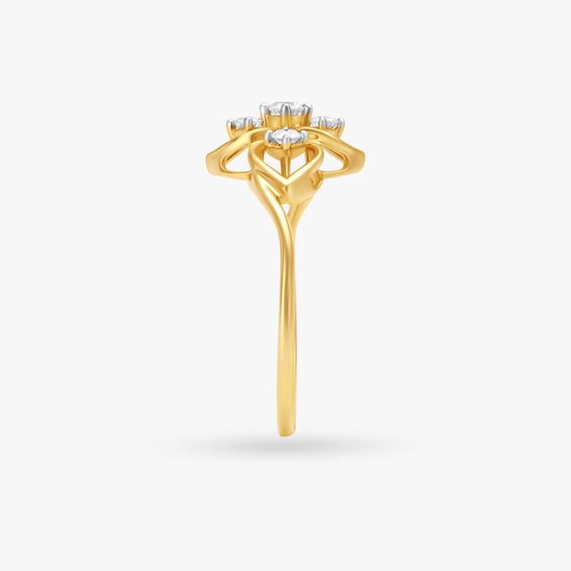 Delightful Floral Diamond Ring,,hi-res image number null