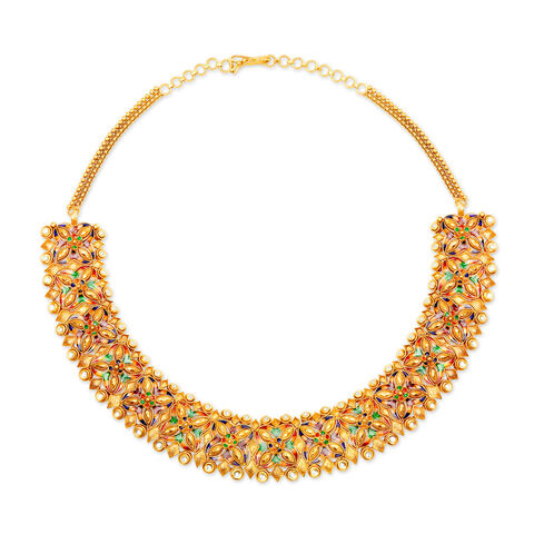 Exquisite Gold Necklace Set for the Punjabi Bride