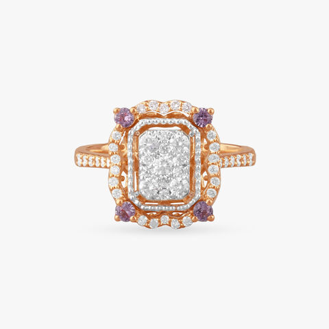 Ethereal Radiance Diamond Finger Ring alternate view 1