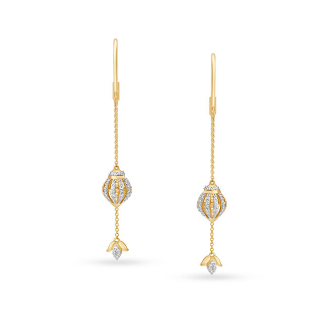 Surreal Diamond Hoop Earrings,,hi-res image number null