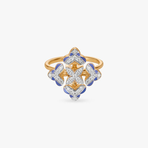Blossom Swing Diamond Ring