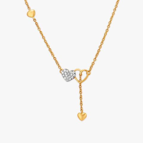Family Hearts Pendant with Chain for Kids