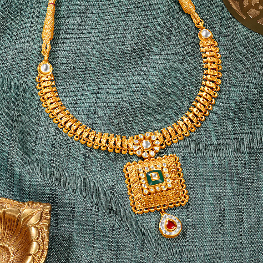 Kundan set price tanishq sale