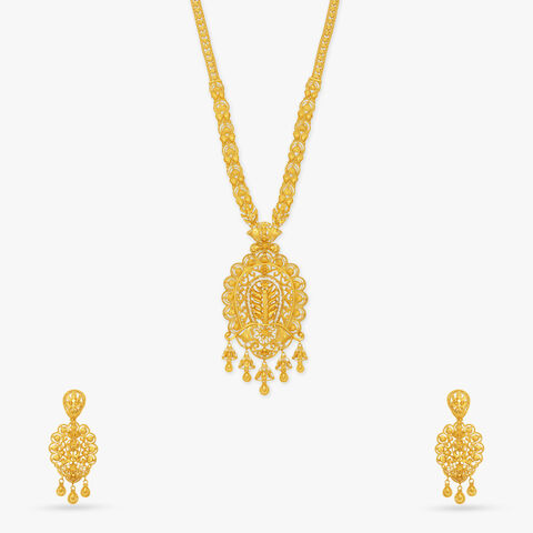 Chaalchitra Gold Sita Haar Set