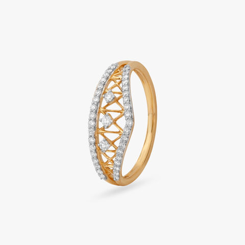 Lattice Luxe Diamond Ring