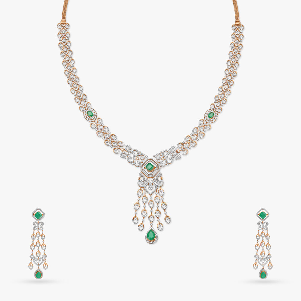 Jewel Symphony Diamond Necklace Set