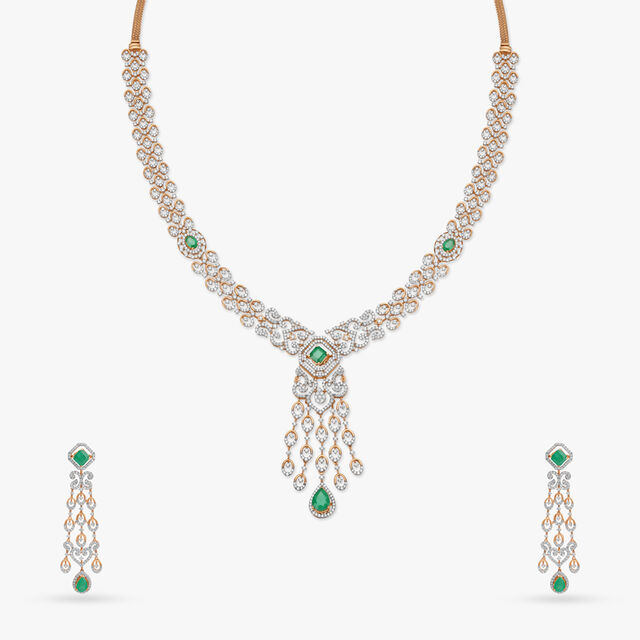 Jewel Symphony Diamond Necklace Set,,hi-res image number null
