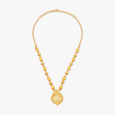 Ornate Grandeur Gold Necklace Set