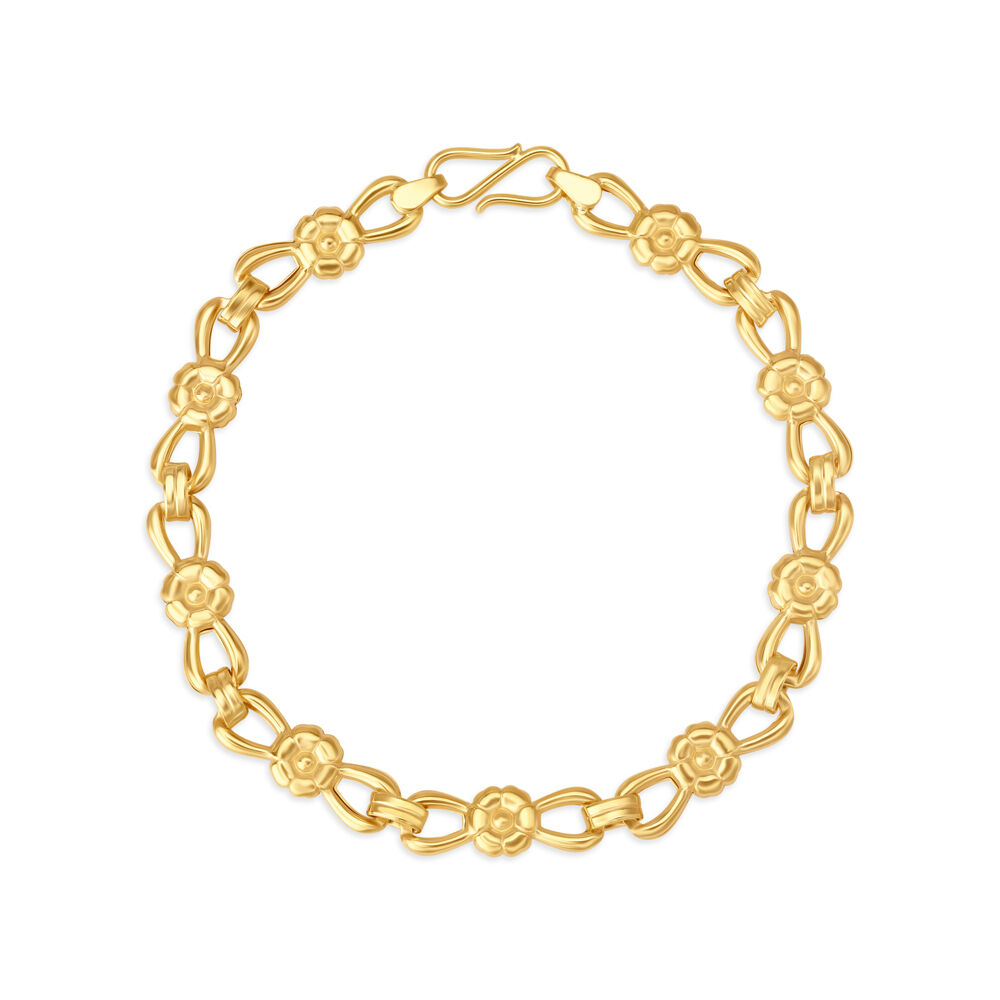 Gold Link Bracelet for Men