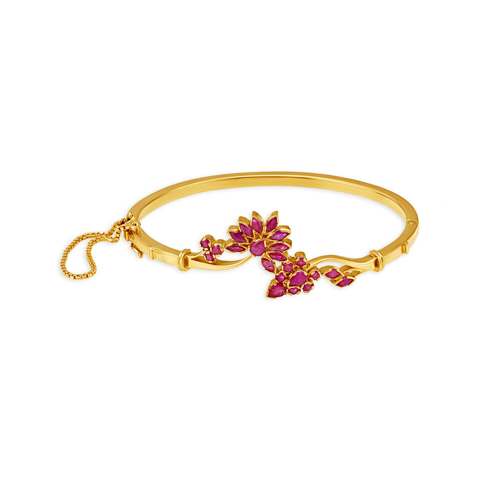Tanishq gold 2025 ruby bangles