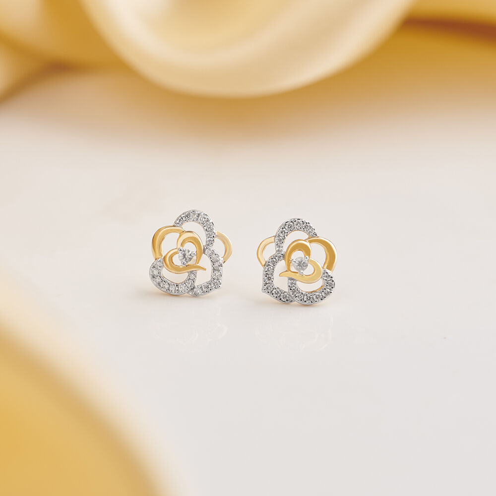 Tanishq sapphire earrings store
