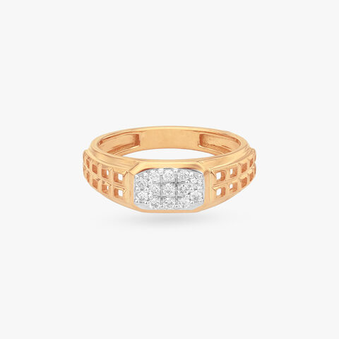 Regal Matrix Diamond Ring for Men