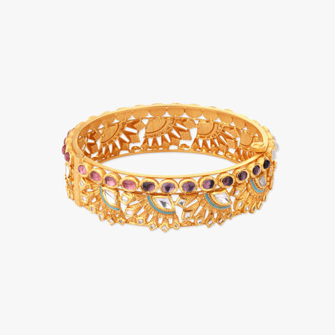 Aurora Skies Gold Bangle