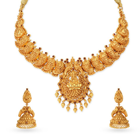 Graceful Gold Kemp Necklace Set