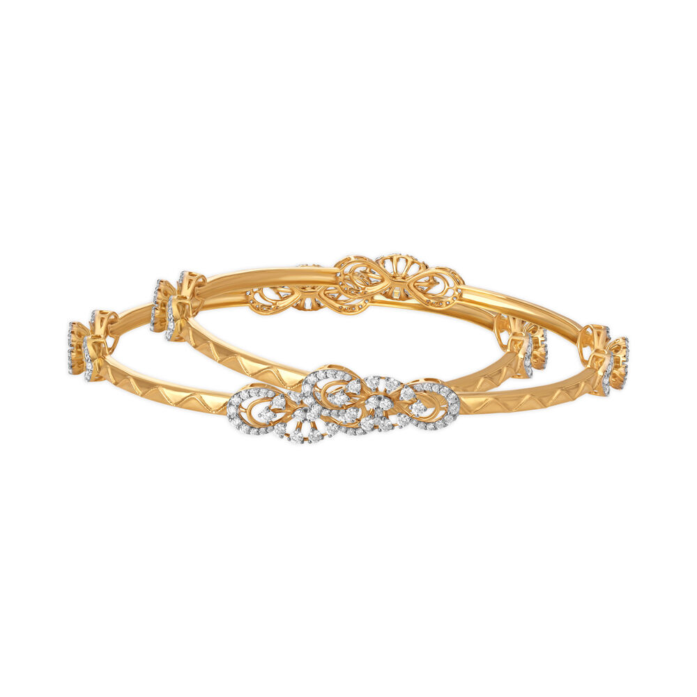 Tanishq cheap diamond bangles