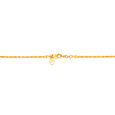 18KT Yellow Artistic Gold Chain With A Delicate Link Pattern,,hi-res image number null