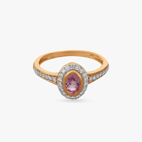 Oval Halo Diamond Ring alternate view 1