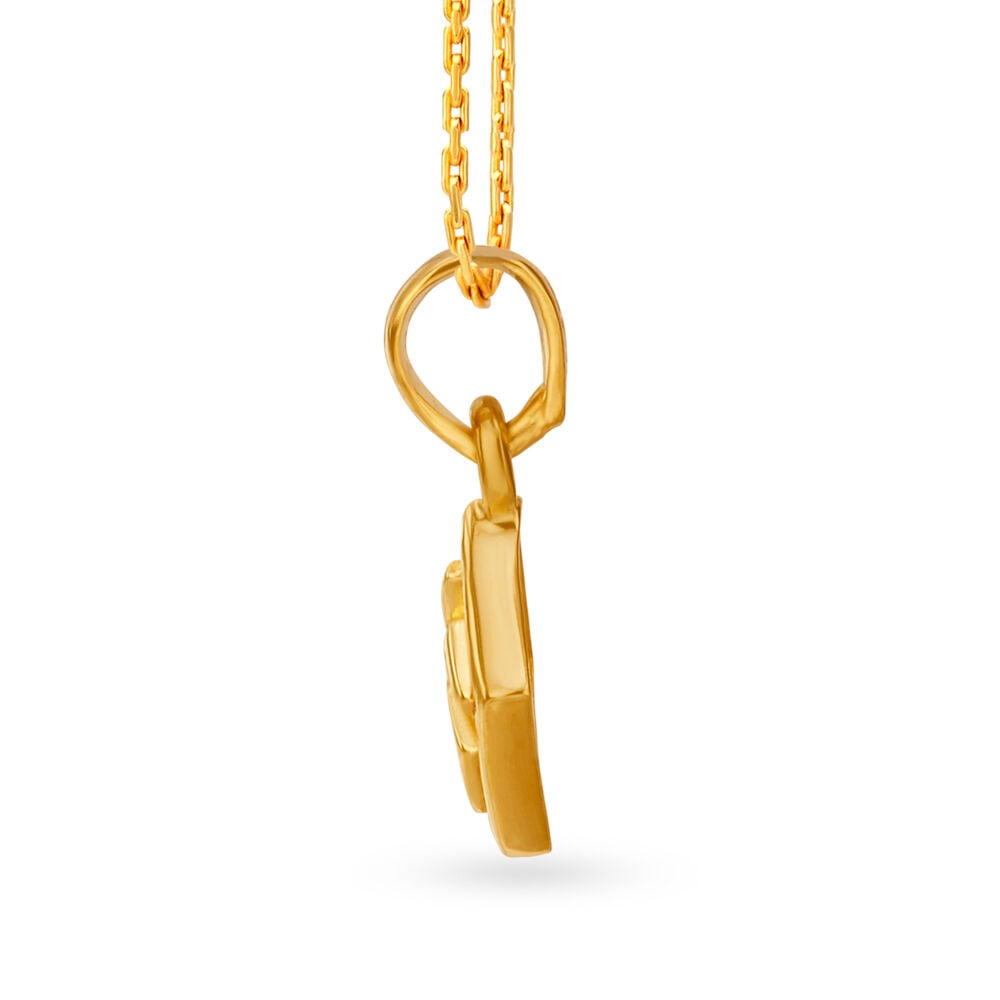 Swastik gold discount pendant tanishq