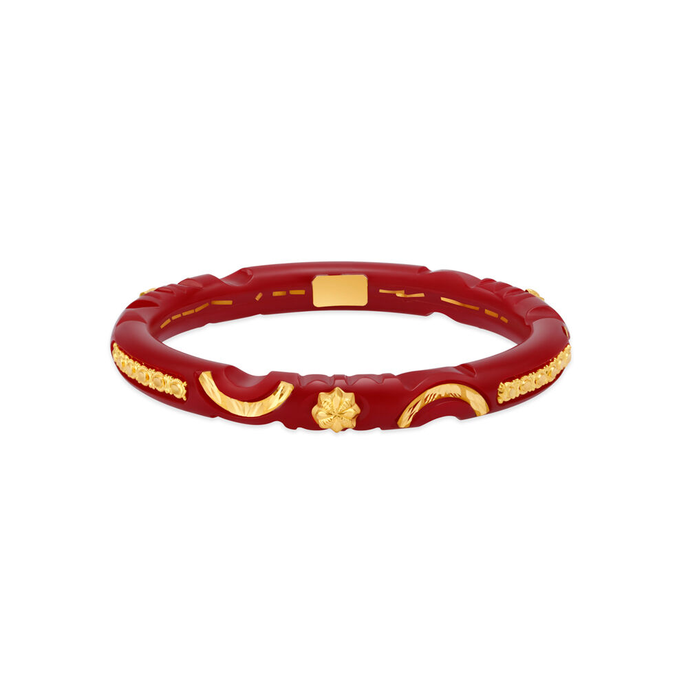 Pair of Pola Bangles set in 22 Karat Yellow Gold