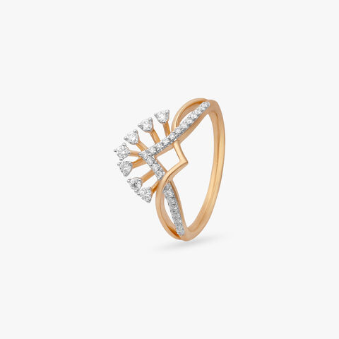 Regal Crown Diamond Ring