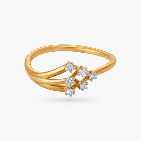 Triangle Lattice Diamond Ring