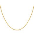 18KT Yellow Gold Beaded Chain,,hi-res image number null