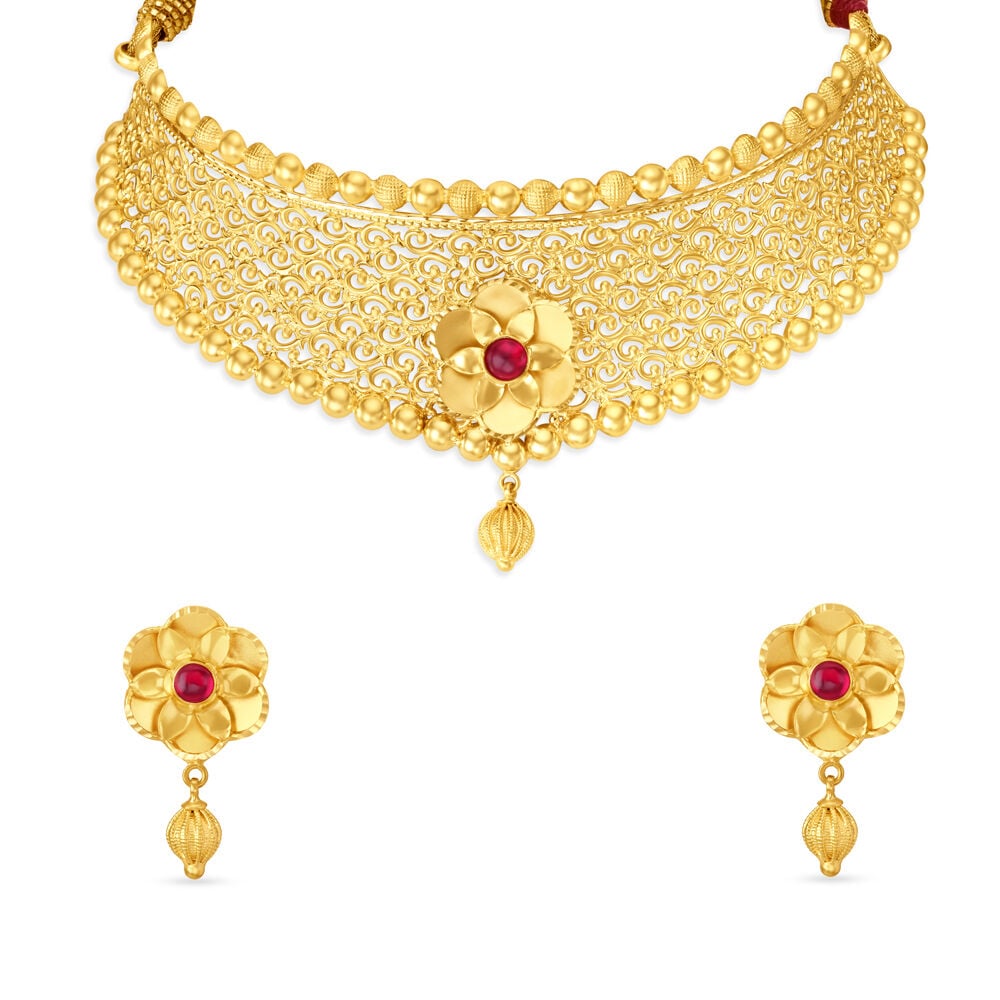 Chokers in malabar hotsell gold