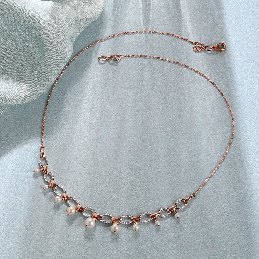 Mia by Tanishq Neckwear Buy Gold Diamond Necklace Online