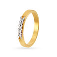 Dainty Stunning Ridged Diamond Finger Ring,,hi-res image number null