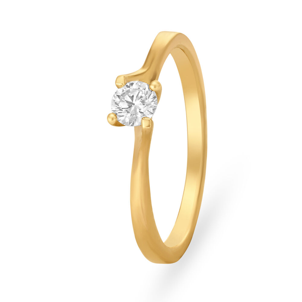 Diamond ring in tanishq showroom sale