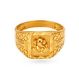 Bedecked Ganesha 22 Karat Gold Finger Ring,,hi-res image number null