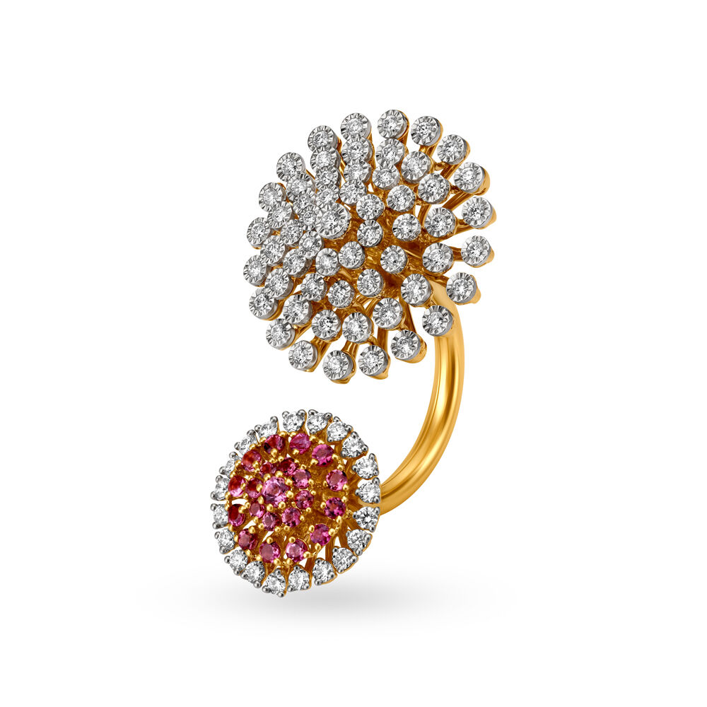 Tanishq Flower Ring | manonthelam.com