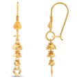 Timeless 18 Karat Yellow Gold Bell Motif Hoop Earrings,,hi-res image number null