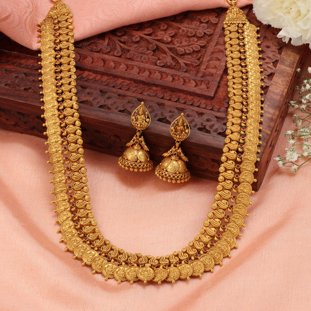 Long lakshmi outlet necklace