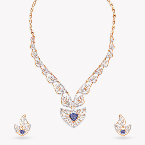 Symphony Diamond Necklace Set