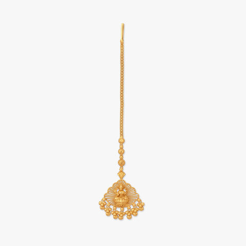 Lakshmi Aura Gold Maang Tikka
