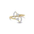 14 KT Yellow Gold Elegant Diamond Ring,,hi-res image number null