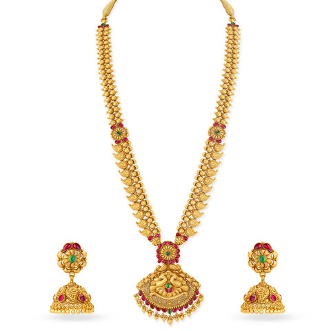 Exquisite Gold Kemp Set Necklace