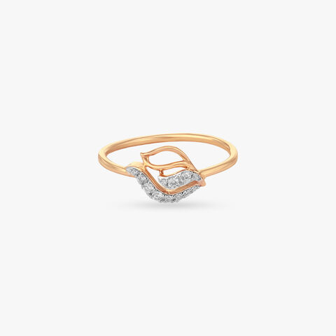 Leaf Melody Diamond Ring alternate view 1