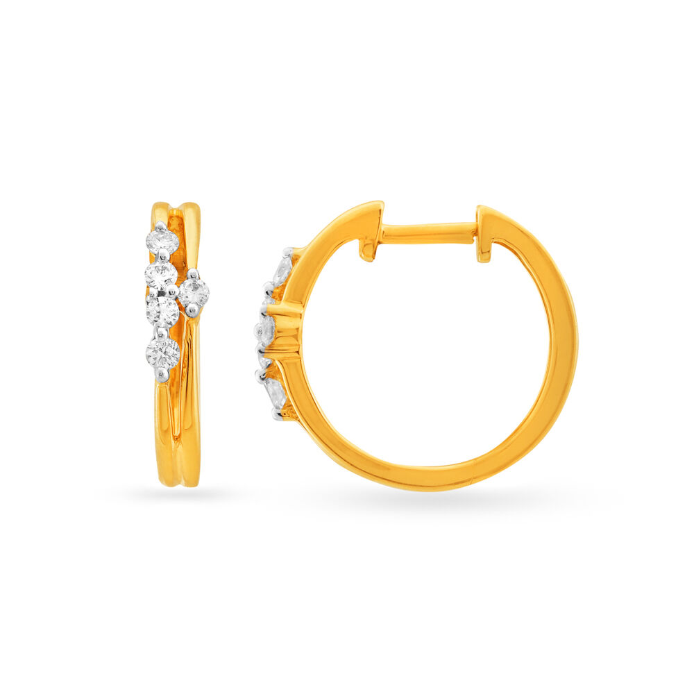 Diamond bali hot sale by tanishq