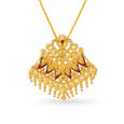 Shay Pendant in 22 Karat Yellow Gold,,hi-res image number null