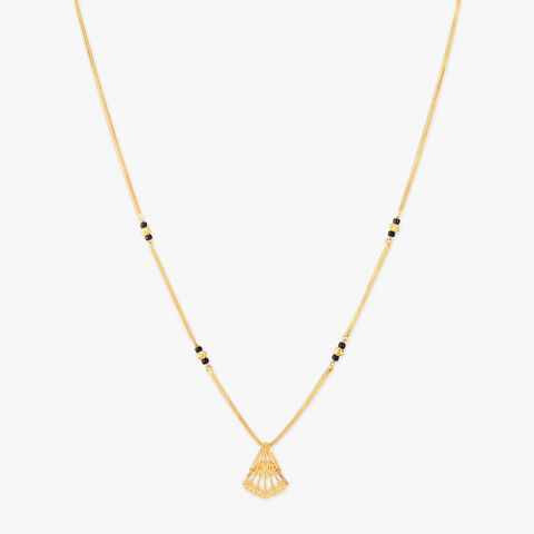 Fan Pendant Mangalsutra